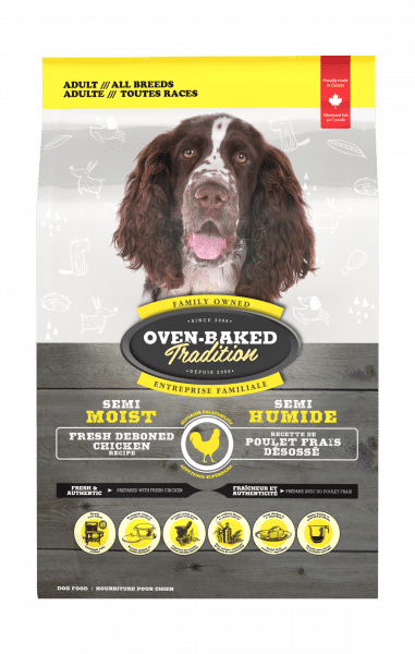 All Breed Semi Moist Chicken 3D front Semi Humide Toutes Races Poulet face