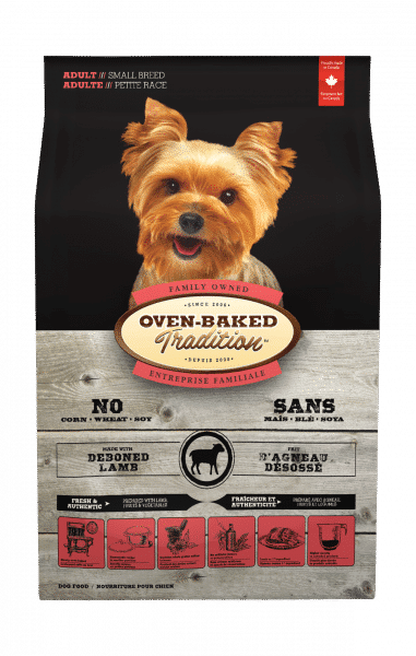 Nourriture pour petits chiens saveur agneau