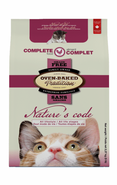 CAT Natures Code Regular Chicken Front CHAT Poulet Regulier Face