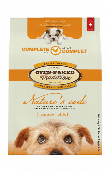 PUPPY Natures Code Regular Chicken Front CHIOT Poulet Regulier Face
