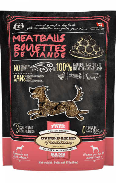 OBT 25003 12 Dog Treats Meatballs