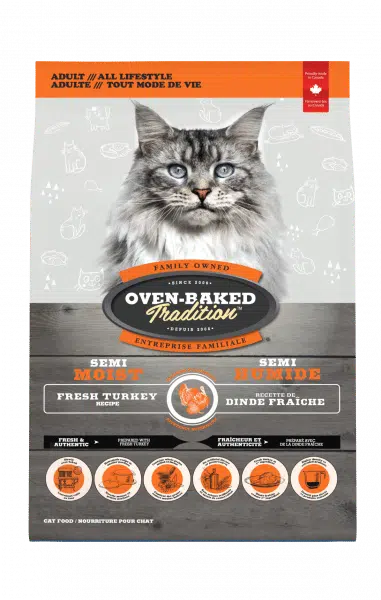 Chat Semi Humide Dinde 3D Face